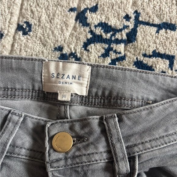 Sezane Denim Gray Jeans Size 26 - Picture 3 of 9